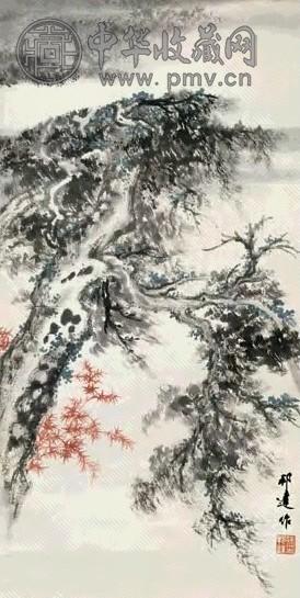 徐邦达 松竹 立轴 设色纸本