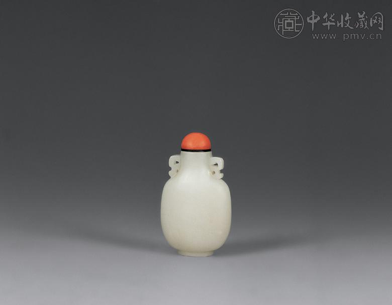 清乾隆 白玉鼻烟壶