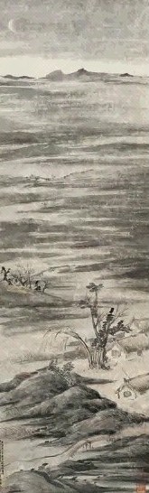 陶冷月 1937年作 山水 立轴 纸本