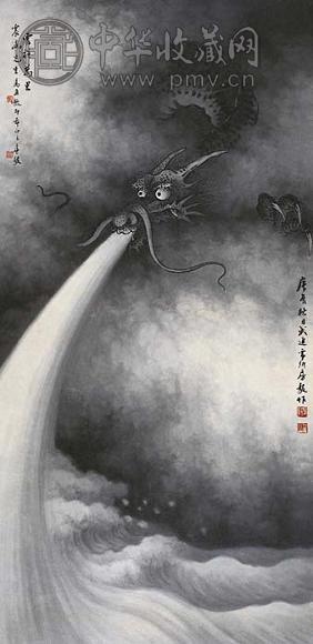 房毅 云程万里 立轴 水墨纸本