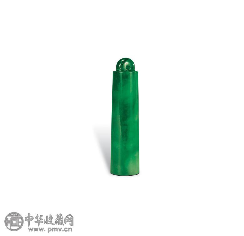 清 翡翠翎管