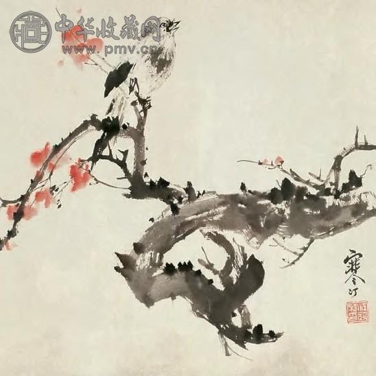 江寒汀 花鸟 镜心 设色纸本