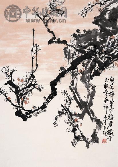 于希宁 梅花 镜心 纸本