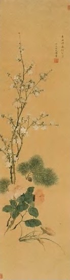 苏适 四清图 轴