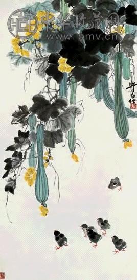 娄师白 集思广议 立轴 设色纸本