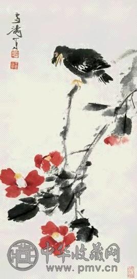 王雪涛 花鸟 立轴 设色纸本