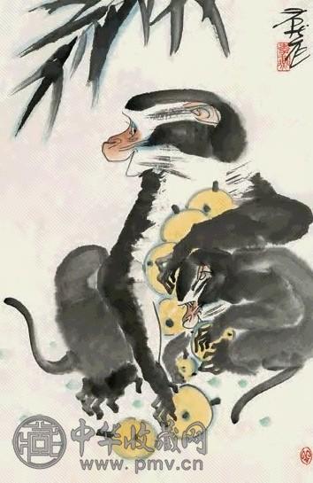 李雁 慈母心 镜心 设色纸本