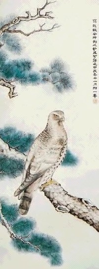 邢一峰 松鹰 立轴 纸本