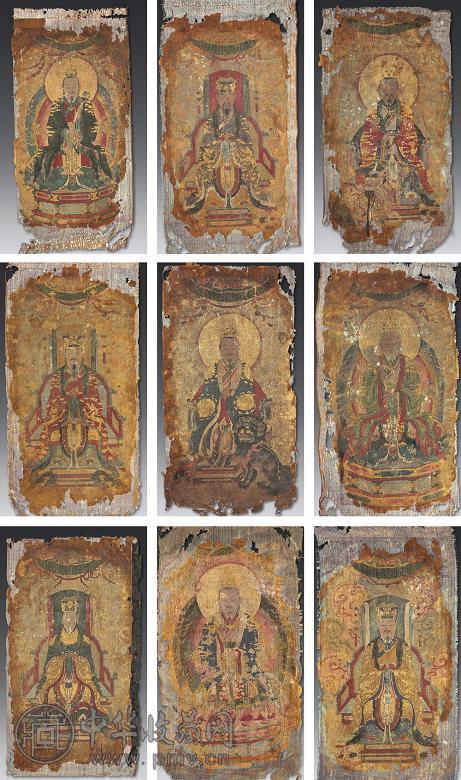 宋 道教神仙帛画(九幅)