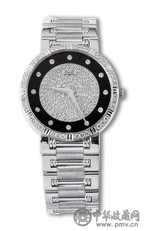 伯爵白金满天星男表