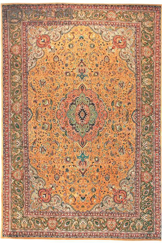 约20世纪中作 大不里士地毯