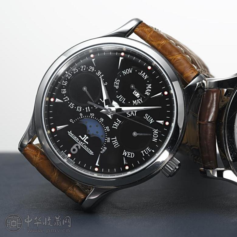 积家「MASTER CONTROL」精钢万年历腕表