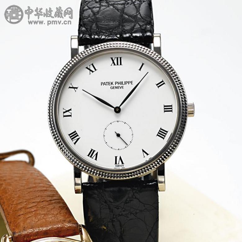 百达翡丽3919型号18k白金腕表