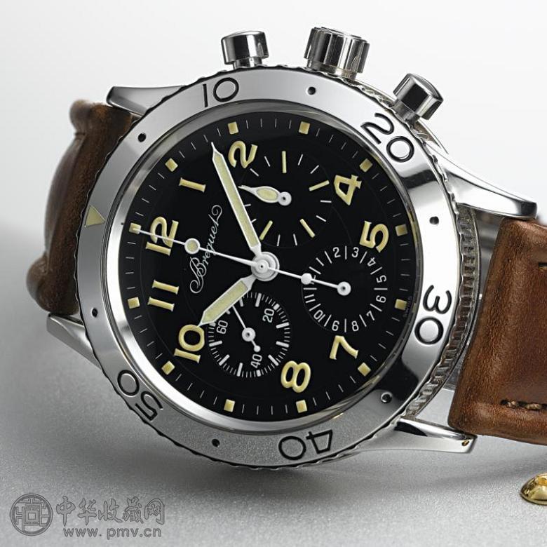 宝玑TYPE XX AERONAVALE」限量版铂金计时腕表