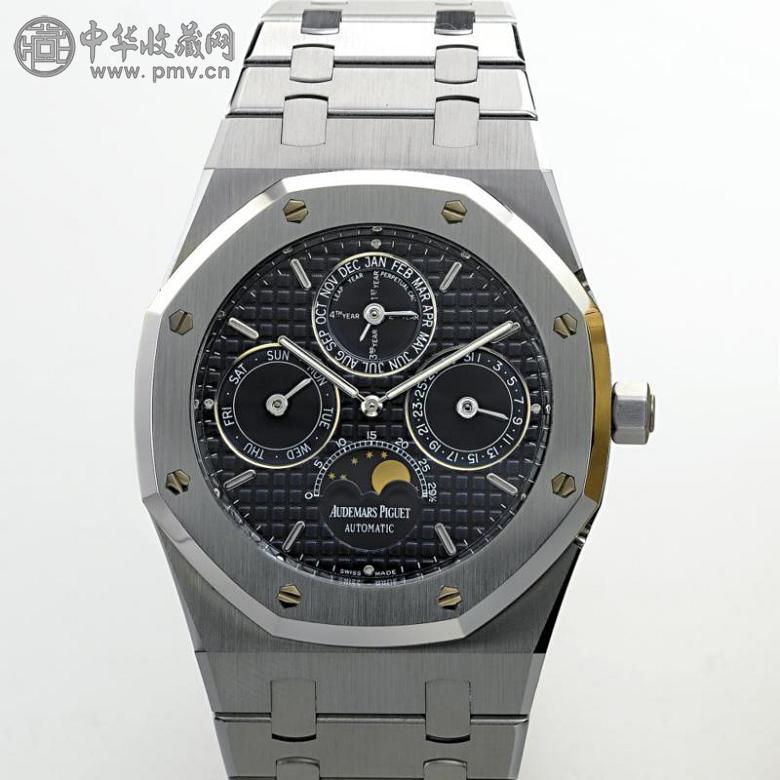 爱彼表「ROYAL OAK」精钢万年历腕表
