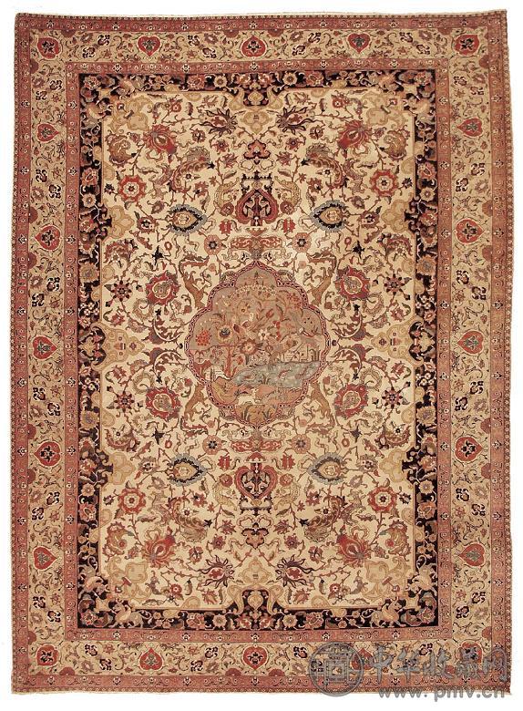 约1925-1950年作 大不里士地毯