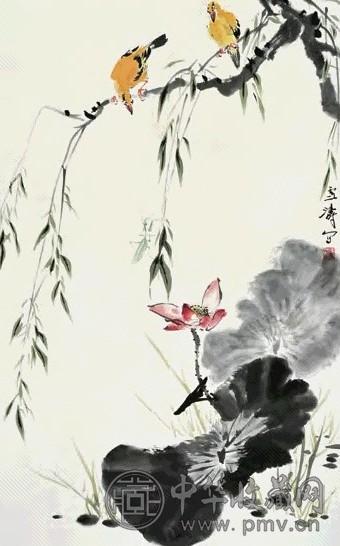 王雪涛 花鸟 立轴 设色纸本