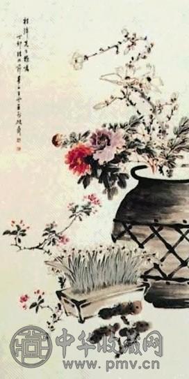陶云 清供图 轴