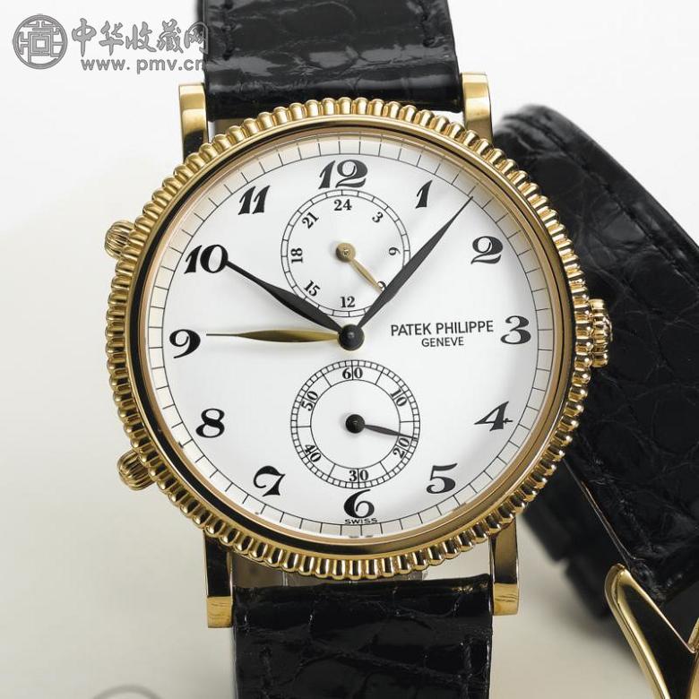 百达翡丽5034型号18k黄金腕表