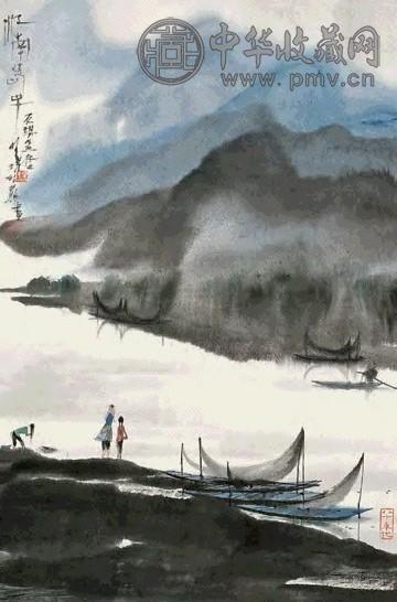 杨明义 江南春早 立轴 设色纸本