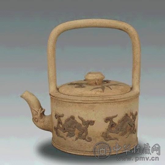 清道光 冯彩霞紫砂提梁壶