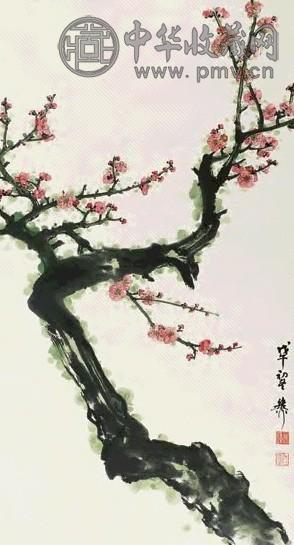 谢稚柳 1978年作 梅花 镜心 设色纸本