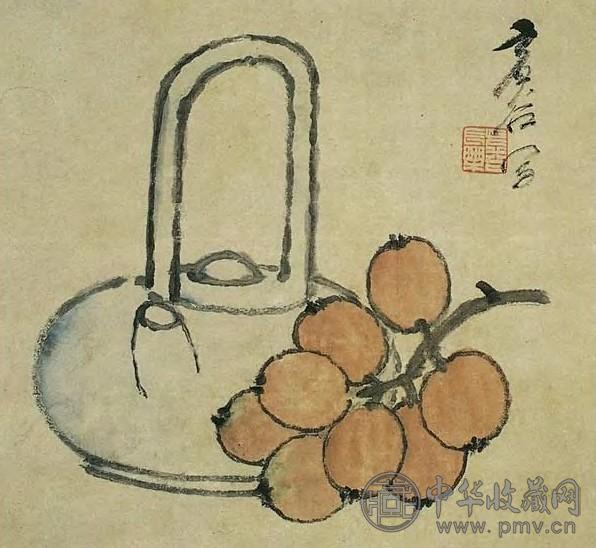 近现代 虚谷 清供图 轴