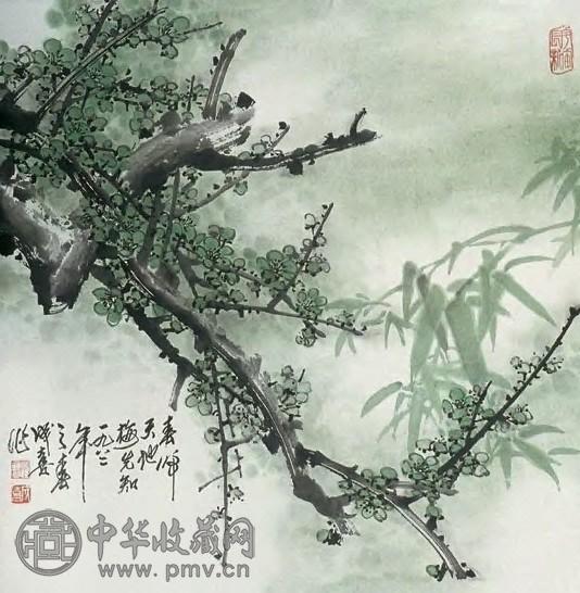 王成喜 春归天地 立轴 设色