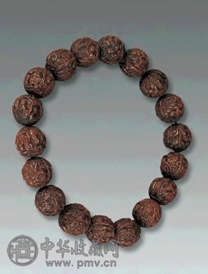 民国 核雕手串(18粒)