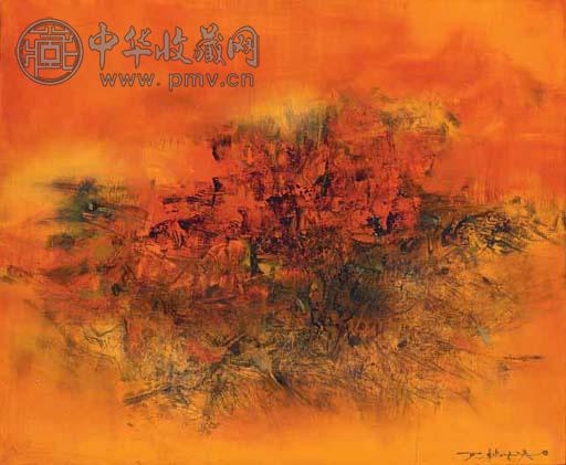 赵无极 1960年作 22.10.60 油画 画布