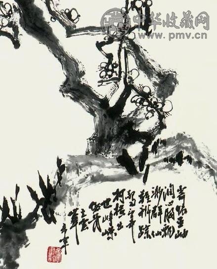 于希宁 梅花 镜心 纸本