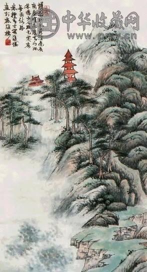 罗复堪 山水 立轴 纸本