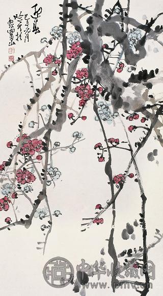 宋吟可 己未(1979年)作 迎春 立轴 设色纸本