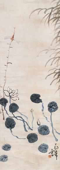 丁衍庸 花卉 镜心 设色纸本
