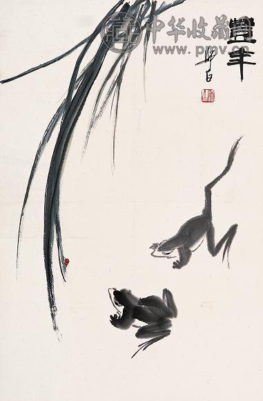 娄师白 丰年 镜心 设色纸本