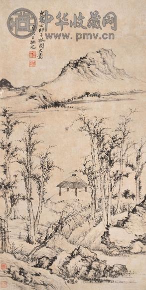 永瑢 山水 立轴 纸本