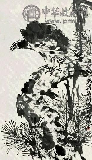 当代 梁崎 花鸟 轴