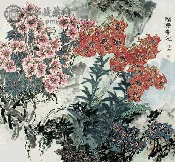 郭怡孮 烂漫春光 镜心 设色