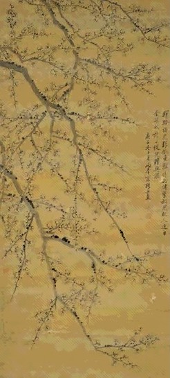 罗聘 梅花 轴