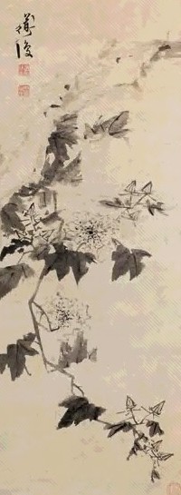 明 陈淳 芙蓉花