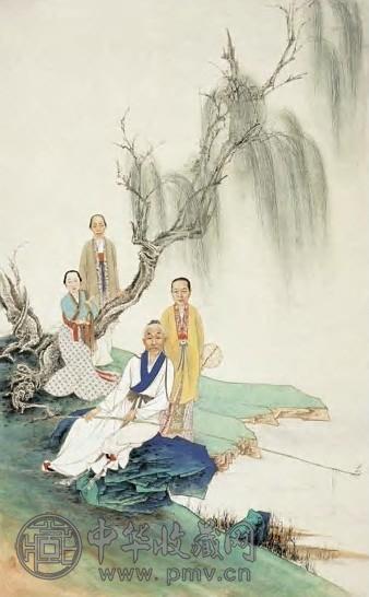 胡也佛 近现代 人物 轴