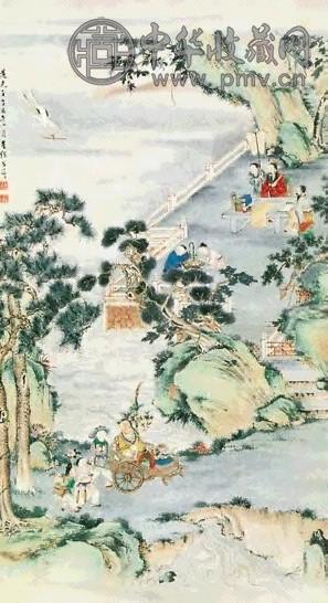 翟继昌 人物 立轴 纸本