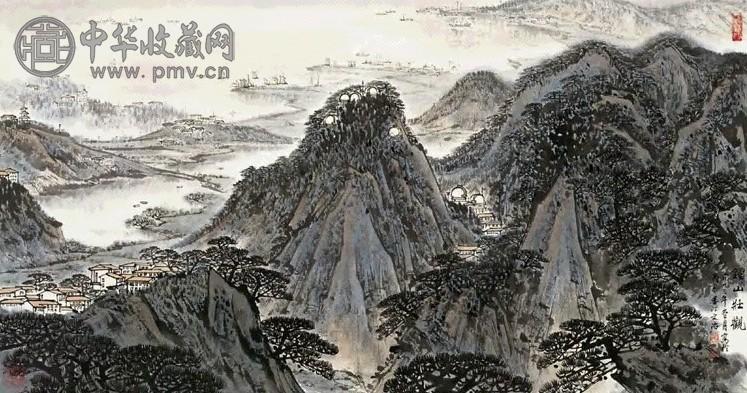 宋文治 钟山壮观 镜心 设色纸本