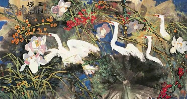 黄永玉 三湘烟水 镜心 设色纸本