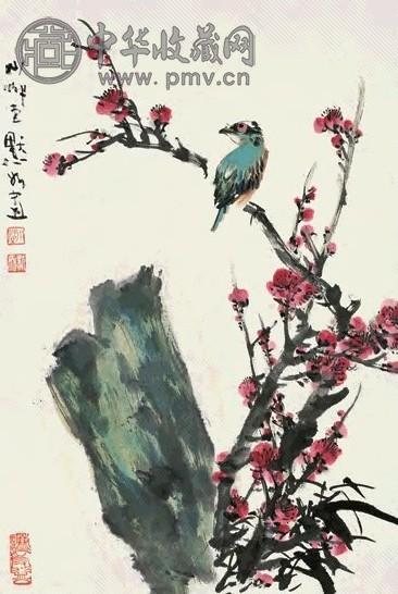 金默如 梅花小鸟