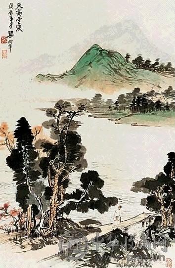 梁树年 山水 轴