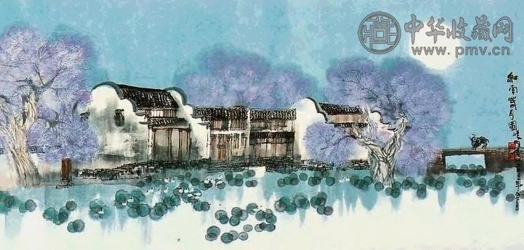 赵准望 山水 镜心 纸本