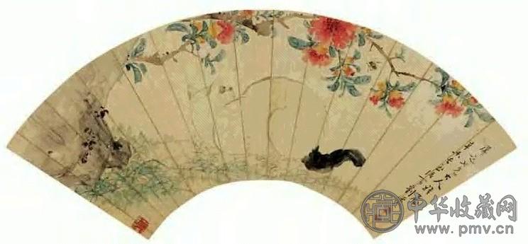 刘德六 动物 成扇