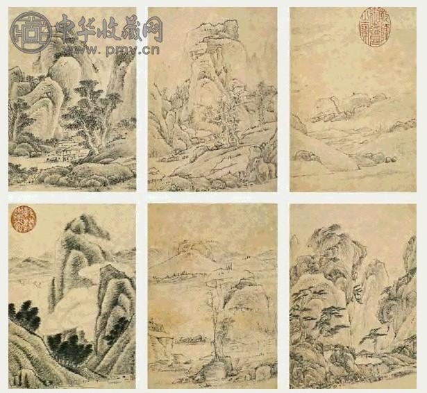 清 李世倬 山水 册页