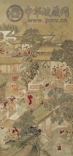 清 焦秉贞 人物 轴